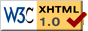 Valides XHTML 1.0!